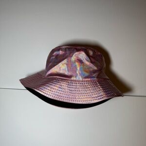Iridescent Pink Bucket Hat